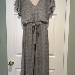 Sienna Sky Patterned Midi Dress